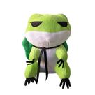 Boneca de brinquedo de pelúcia Creative Green Frog 20 cm em algodão e pelúcia Boneca de brinquedo de pelúcia Creative Green Frog 20 cm em algodão e pelúcia