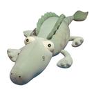 Boneca de brinquedo de pelúcia Crocodilo com 70 cm de comprimento