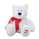 Boneca de brinquedo de pelúcia, desenho animado, urso branco, 25 cm Boneca de brinquedo de pelúcia, desenho animado, urso branco, 25 cm