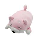 Boneca de brinquedo de pelúcia Fat Pink Corgi 30cm