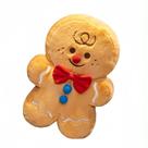 Boneca de brinquedo de pelúcia Gingerbread Man Cartoon Soft 30cm Christmas