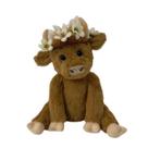 Boneca de brinquedo de pelúcia Highlands Cow Sitting Posture 25 cm