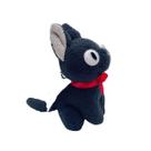 Boneca de brinquedo de pelúcia Kikis Deliverys Services Black Cat Jiji 12 cm