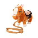Boneca de brinquedo de pelúcia Pony pode cantar e dançar 35 cm Boneca de brinquedo de pelúcia Pony pode cantar e dançar 35 cm