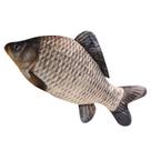 Boneca de brinquedo de pelúcia realista, carpa cruciana, 60 cm, recheada macia