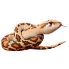Boneca de brinquedo de pelúcia realista Python Snake 170 cm com padrão 3D