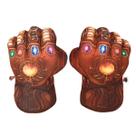 Boneca de brinquedo de pelúcia Thanos Fist, par de 28 cm