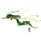 Boneca de brinquedo de pelúcia verde Rayquazas com moldura dobrável 83 cm