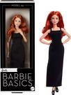 Boneca de colecionador Barbie Basics modelo 04 com cabelo vermelho encaracolado