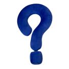 Boneca de desenho animado de pelúcia Question Mark Question Mark Soft Stuffed 55cm azul