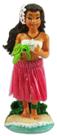 Boneca de painel em miniatura KC Hawaii Napua Honu Hula Girl
