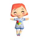 Boneca de Pano Autista Ruiva Inclusão Social Tecido Antialérgico Boneca de Pano Autista Ruiva Inclusão Social Tecido Antialérgico