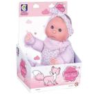 Boneca de Pano La New Born Meu Bebê com Chupeta