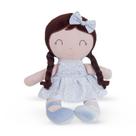 Boneca de pano nicole zip toys antialérgica lavável c/ trança