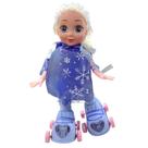 Boneca de patins infantis Música brilhante Brinquedo de boneca de menina fofa multifuncional