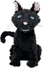 Boneca de pelúcia Black Cat Monster, 30 cm, almofada de bicho de pelúcia