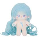 Boneca de pelúcia CALEMBOU 20 cm sereia com roupas de algodão azul