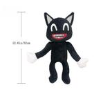 Boneca de pelúcia Cat Siren Head Stuffed Doll Black Horror Theme