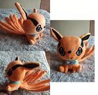 Boneca de pelúcia Cute Uzu Shippuden Fox Demon 25 cm Anime Boneca de pelúcia Cute Uzu Shippuden Fox Demon 25 cm Anime