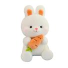 Boneca de pelúcia de pelúcia Cartoon Bunny Soft White Rabbit 40cm