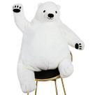 Boneca de pelúcia de pelúcia SNOWOLF Djungelskog Bear 60 cm