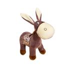 Boneca de pelúcia Donkey Toy, desenho animado de 30 cm com sela
