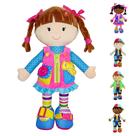 Boneca de Pelúcia Educacional June Garden Dressy Friends