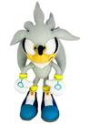 Boneca de pelúcia Great Eastern GE-98960 Sonic The Hedgehog 33 cm prata