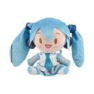 Boneca De Pelúcia Hatsune Miku De 20cm, Anime Sakura Snow Miku Sentada, Presente Kawaii Para
