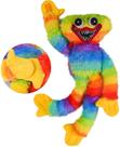 Boneca de pelúcia Huggy Wuggy Rainbow Big Smiling Toy para crianças