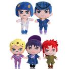 Boneca de pelúcia Jojos Bizarre Adventures 22 cm, 5 unidades/conjunto