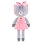 Boneca de pelúcia Lazada Kitty de pelúcia de 16 cm com faixa de cabelo
