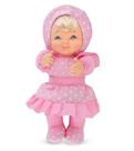 Boneca de Pelúcia Little Baby Soft Rosa 25 cm Antialérgica