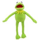 Boneca de pelúcia, marionete, sapo verde, 40 cm, pelúcia macia para crianças