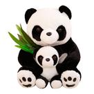 Boneca de pelúcia Panda com bebê Panda 22cm