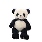 Boneca de pelúcia Panda de 40 cm com gravata borboleta para presente infantil