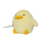 Boneca de pelúcia, pato com faca, anime de 28 cm para decoração