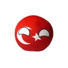 Boneca de pelúcia Polandball, bandeira de futebol, Império Otomano, 20cm