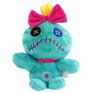 Boneca de pelúcia Scrump Green Zombie de 30 cm com laço