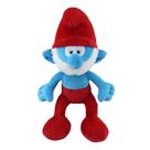 Boneca de pelúcia Smurfs Anime Smurfs Brinquedo macio 35 cm