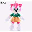 Boneca de Pelúcia Sonic Girl Amy Rose Estilizada 330g de Pura Nostalgia e Aventura Brinquedo Colecionável de Alta Qualidade para Fãs de Todas as I