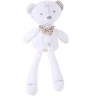 Boneca de pelúcia Urso branco vestindo laço, desenho animado, garota rosa 42 cm Boneca de pelúcia Urso branco vestindo laço, desenho animado, garota rosa 42 cm