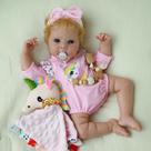Boneca de silicone realista Reborn KSBD Bettie de 20 polegadas