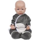 Boneca de silicone Vollence 43 cm, corpo inteiro, realista, menino
