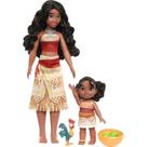 Boneca Disney Moana e IRMA CJ Familia 2-PACK
