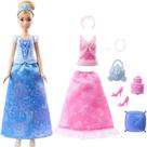 Boneca Disney Princesa Cinderela Fashio 2EM1