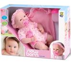 Boneca Diver NEW BORN Little FAZ Xixi BODY Curto Divertoys 8212