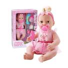 Boneca divertida new born unicornio fofinho com chupeta - Divertoys