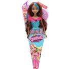 Boneca Dreameez Princesa 29CM Vestido Azul Multikids BR2487