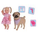 Boneca Elisi Com Diversas Frases e Cachorrinho Pet Wash Boneca Elisi Com Diversas Frases e Cachorrinho Pet Wash